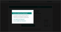Desktop Screenshot of mercksamplecenter.com